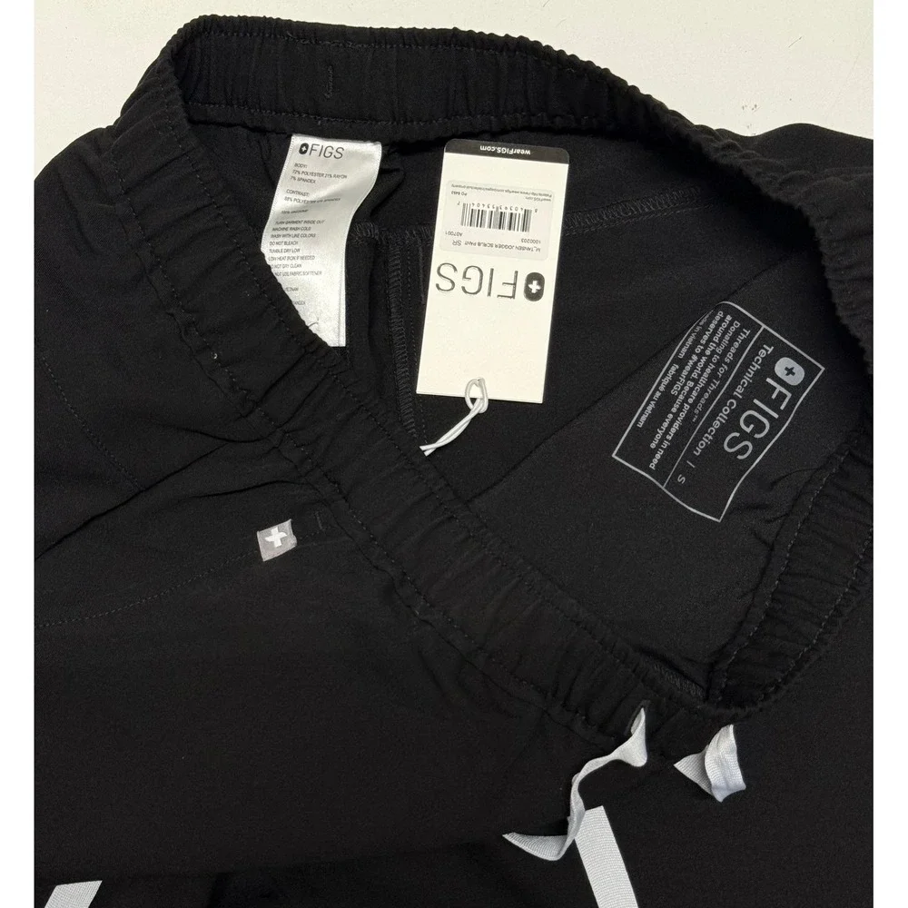 FIGS‎ Tansen Jogger Scrub Pants Mens Small Black Technical Collection 1000203R